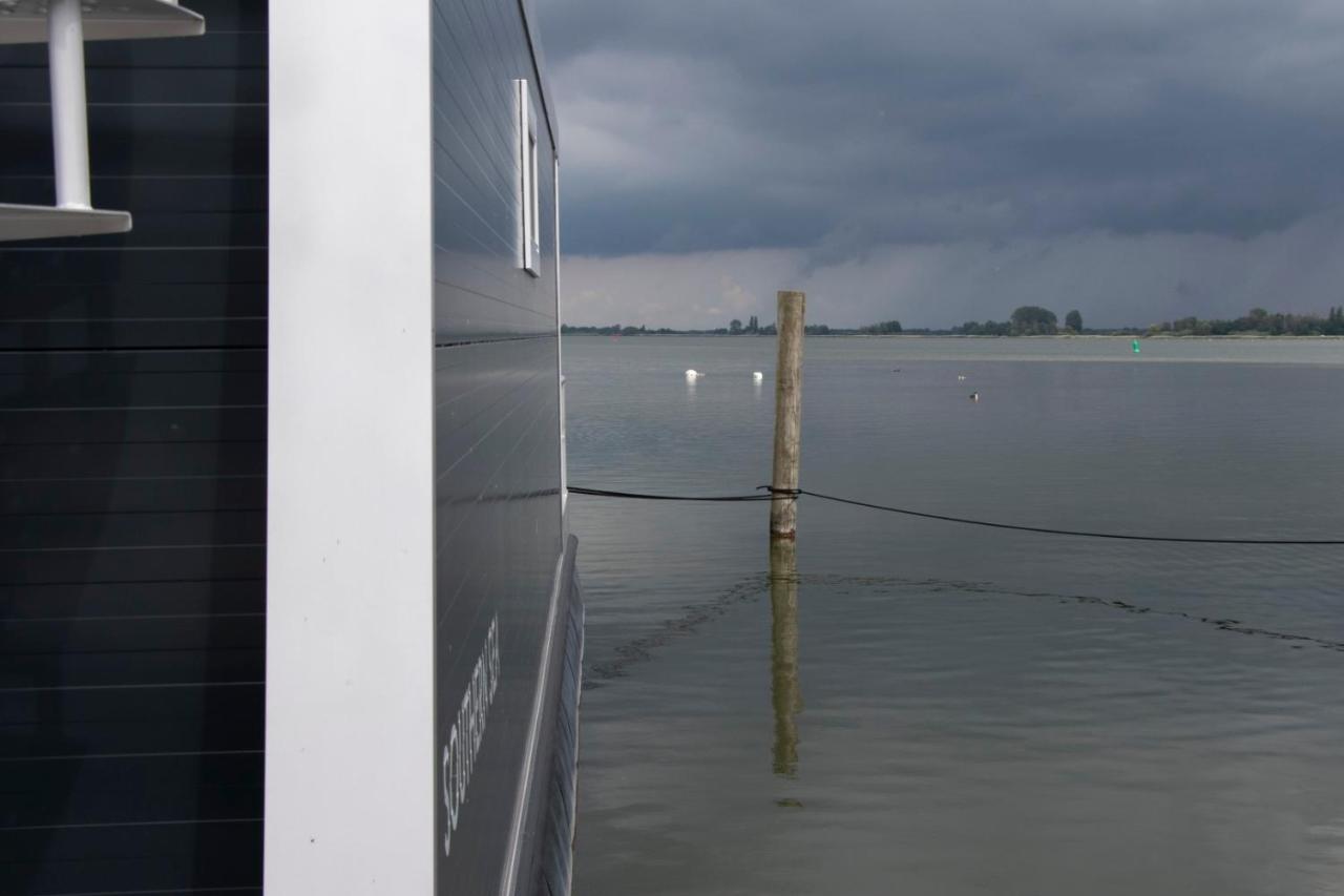 Houseboat Uitzicht Over Veluwemeer, Natuurlokatie, Prachtige Vergezichten Biddinghuizen Exterior photo