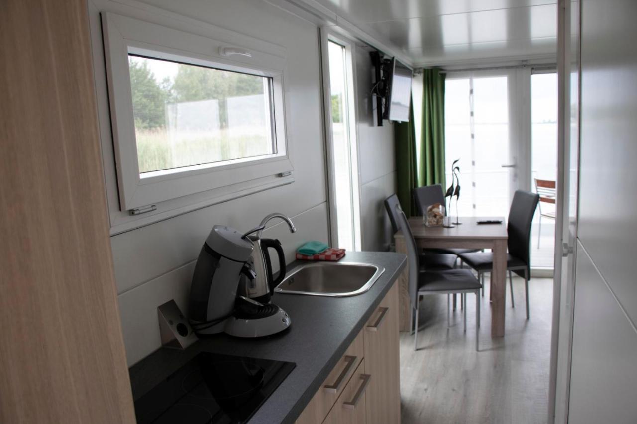 Houseboat Uitzicht Over Veluwemeer, Natuurlokatie, Prachtige Vergezichten Biddinghuizen Exterior photo